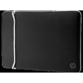 Сумка для ноутбука 15.6 HP Reversible Sleeve – Black/Silver cons (ХПЕ) Сумка для ноутбука 15.6 HP Reversible Sleeve – Black/Silver cons (ХПЕ)